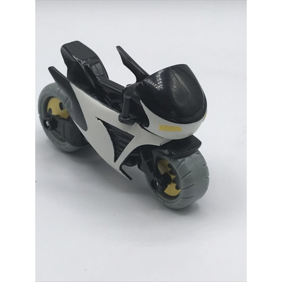 Fisher Price Imaginext DC Batman Motorcycle White Black - Picture 5 of 13